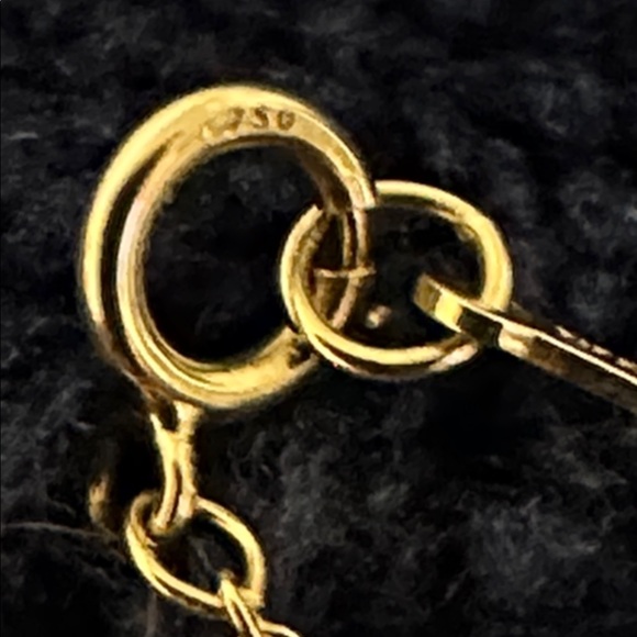 Tiffany & Co Real Yellow Gold 18K Loving Heart Pendant Necklace - Picture 10 of 11